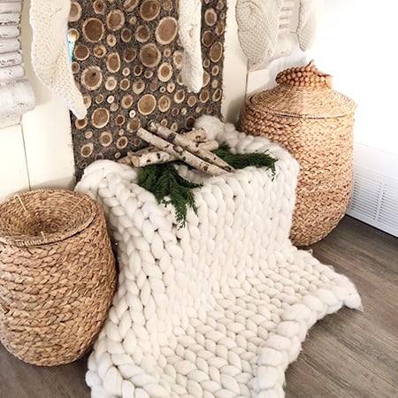 Hyacinth Basket With Lid, Set of 2