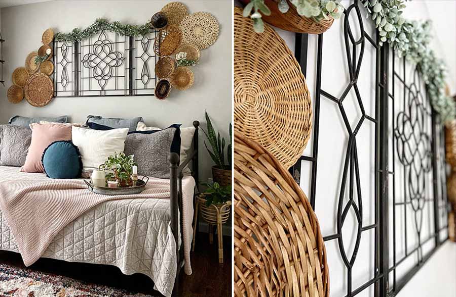 HUGE Metal Fireplace Screen