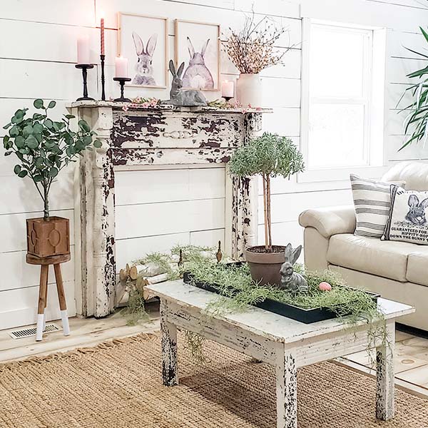Dip-Dyed Wooden Riser Stool
