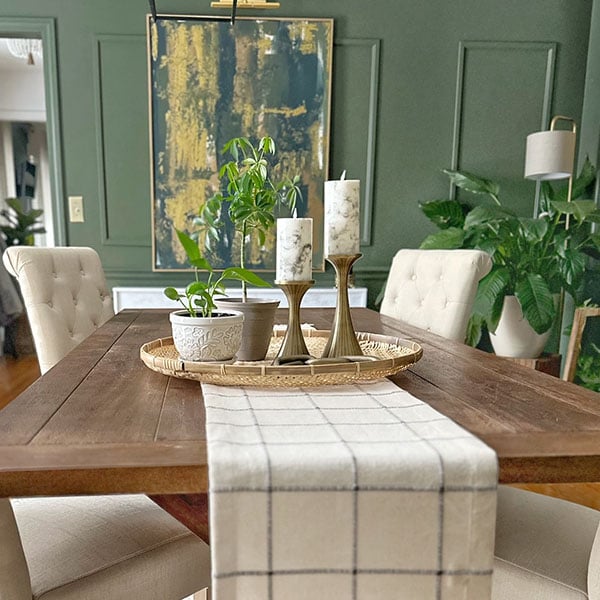 Open Weave Bamboo Trays, Set of 3