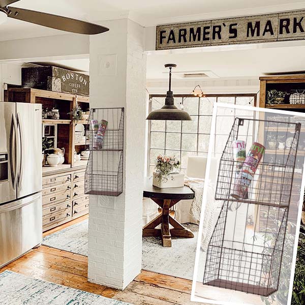 Two-Tier General Store Wall Bin