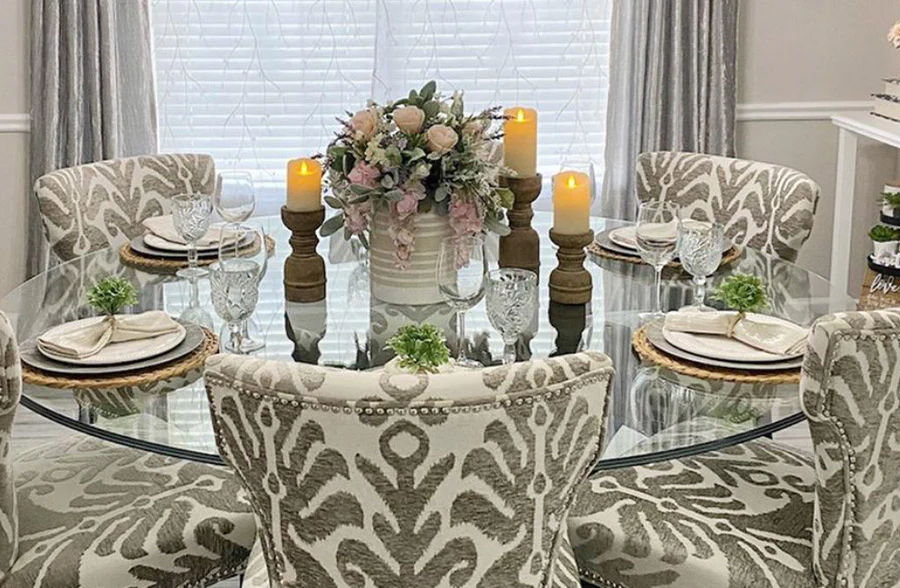 Chunky Wooden Spindle Candle Holders, Set of 3