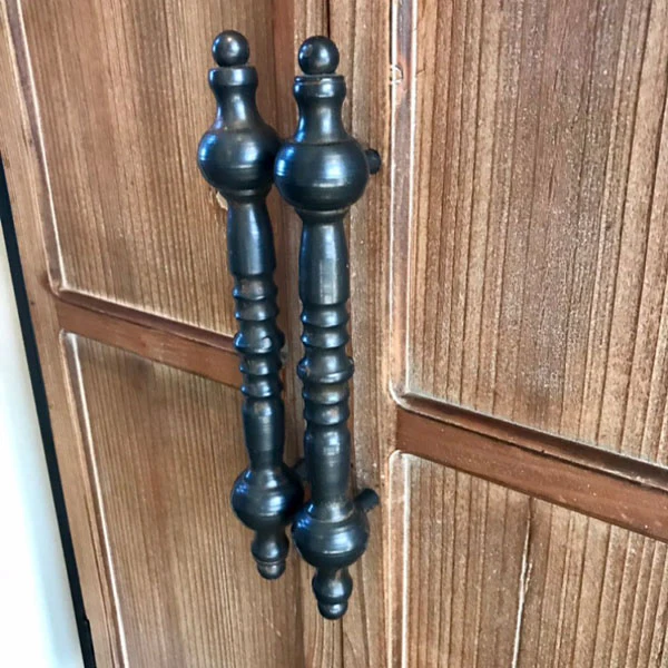 Wooden French Door Cabinet