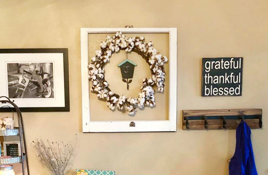 Rustic 5 Hook Wall Rack