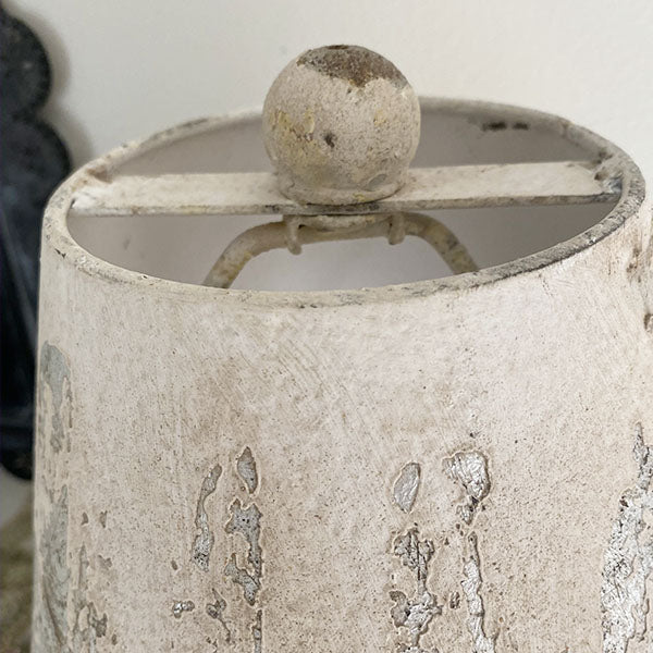 Antique-Inspired Cannon Ball Tabletop Lamp