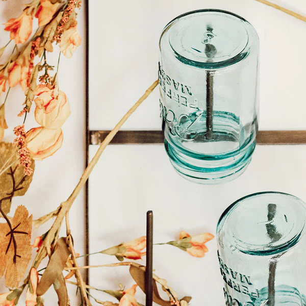 Antique Brass Blacksmith Wall Mug Rack