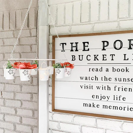 Hanging Tea Light Chandelier