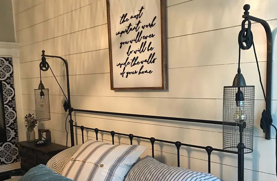 Industrial Caged Wall Sconce