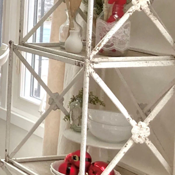 Custom Stackable Cross-Frame Shelves