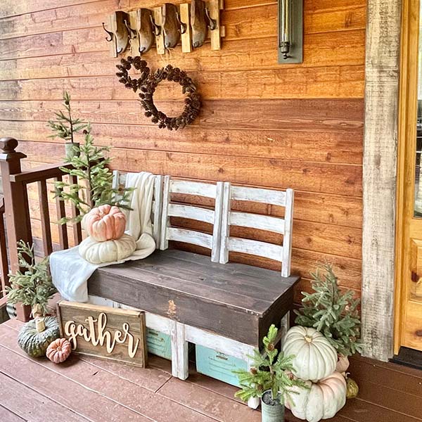 Layered Pinecone Wreaths, Set of 2