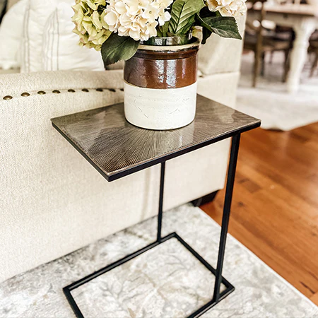 Industrial Sofa Slide Table