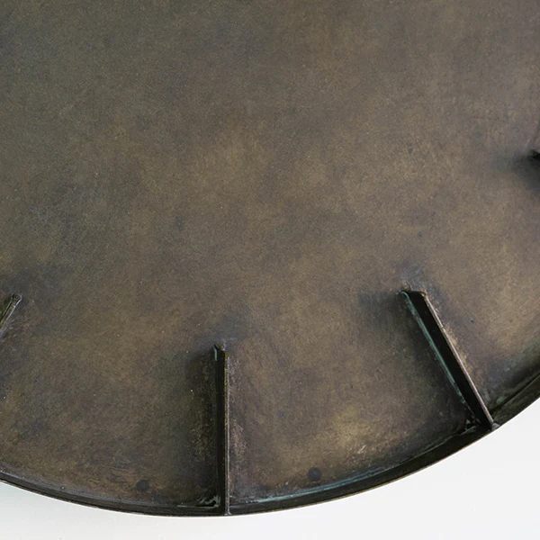 Black Metal Wall Clock