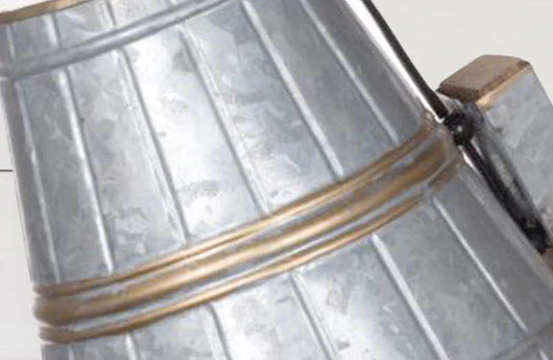 Galvanized Bucket Desk Lamp