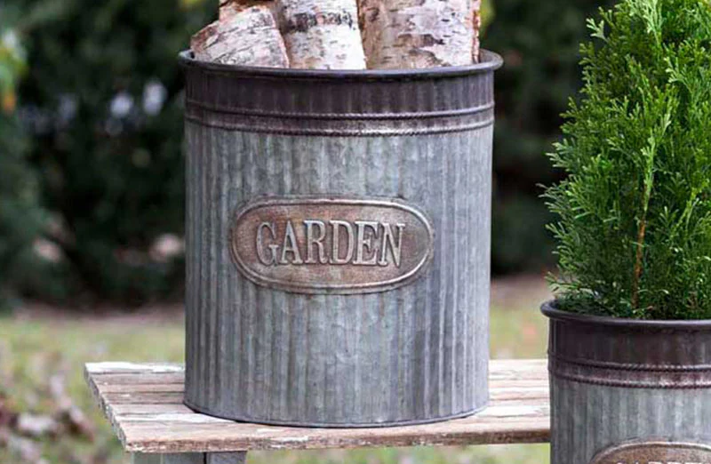Metal Garden Planter  Set of Three