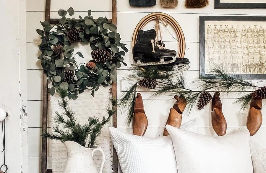 Eucalyptus Wreath With Pinecones