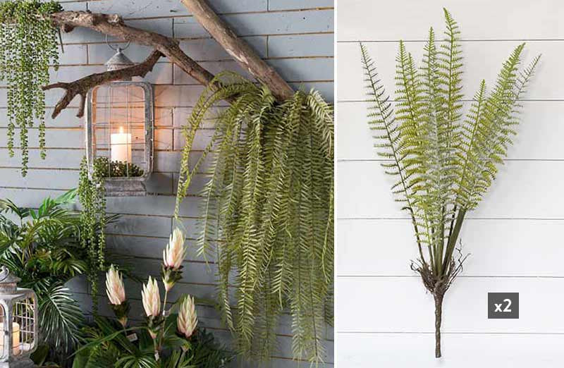 Lush Fern Stem Set of 2