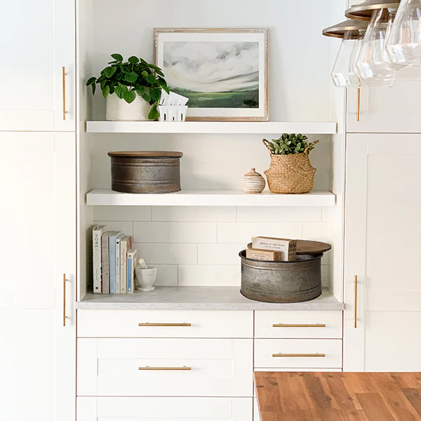 Galvanized Metal Display Bins with Lids, Set of 2