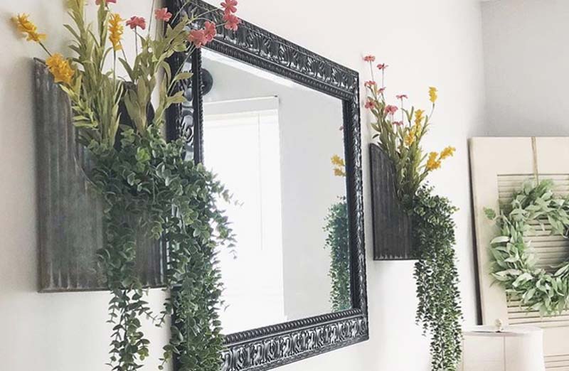 Corrugated Half-Round Metal Wall Bin