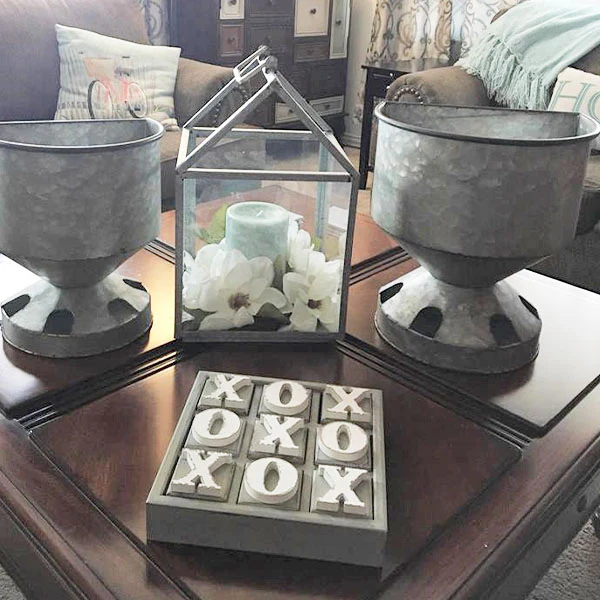 Wooden Tic-Tac-Toe Board