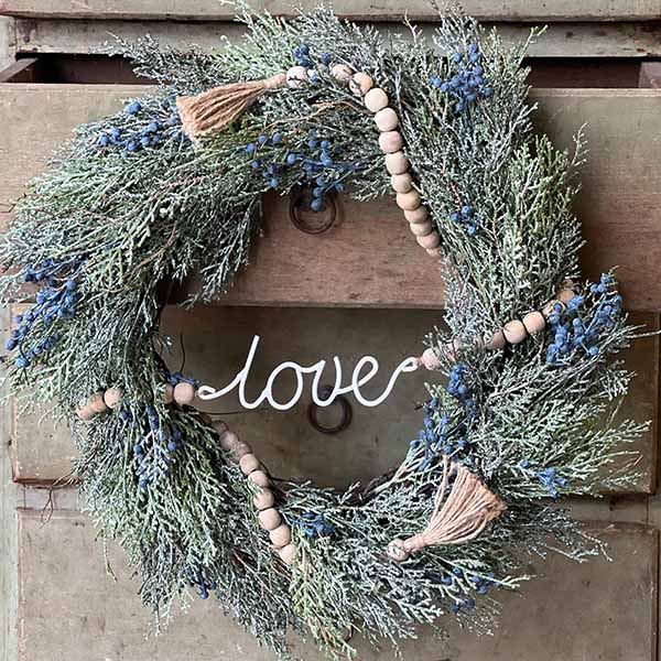 Beaded Love Garland