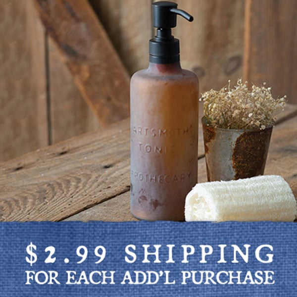 Amber Brown Tinted Soap Dispenser