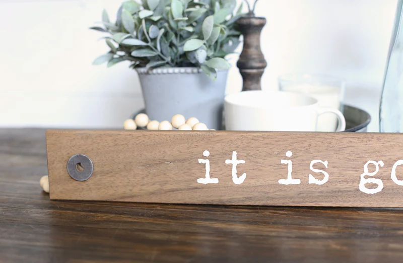 It Is Good To Be Home Wall Sign