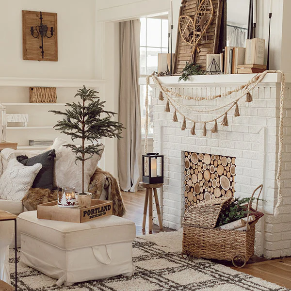 Rattan Stroller Basket