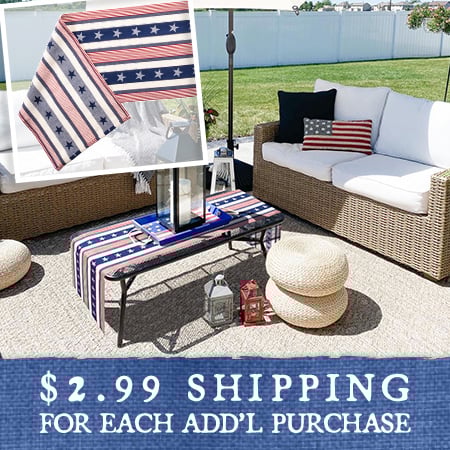 American Flag Table Runner