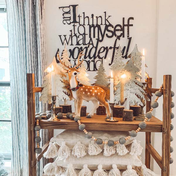 And I Think To Myself Metal Cutout Sign