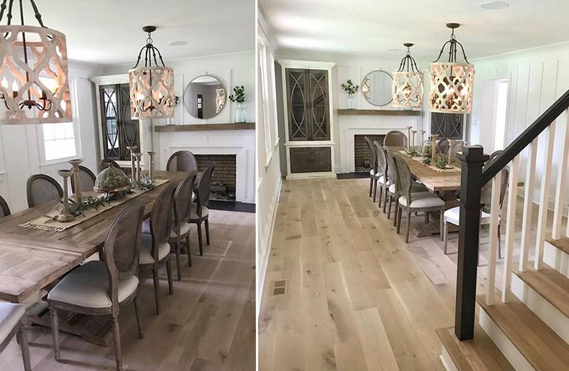 Whitewashed Wood Jolette Chandelier