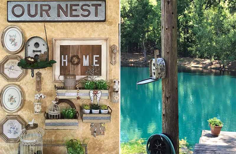 Galvanized Metal Mailbox Birdhouse