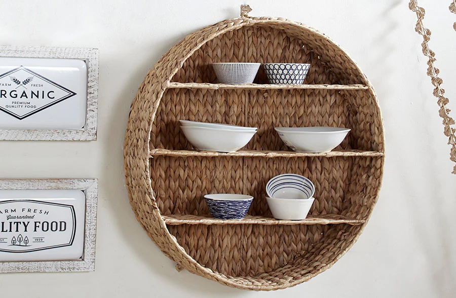 Round Hyacinth Wall Shelf