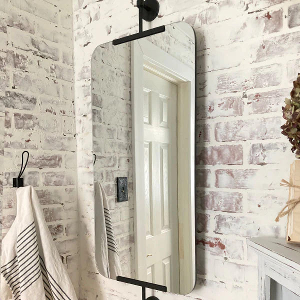 Rotating Wall Mirror | Refined Farmhouse