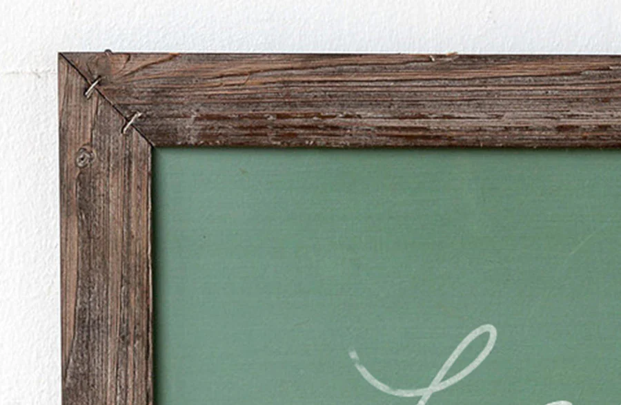 Green Horizontal Hanging Chalkboard, Set of 2