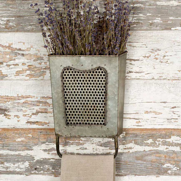 Dalton Wall Basket with Towel Bar