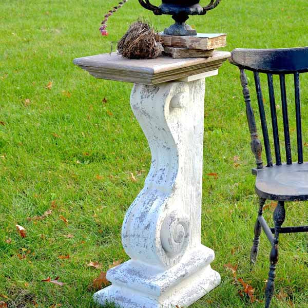 Distressed Corbel Side Table