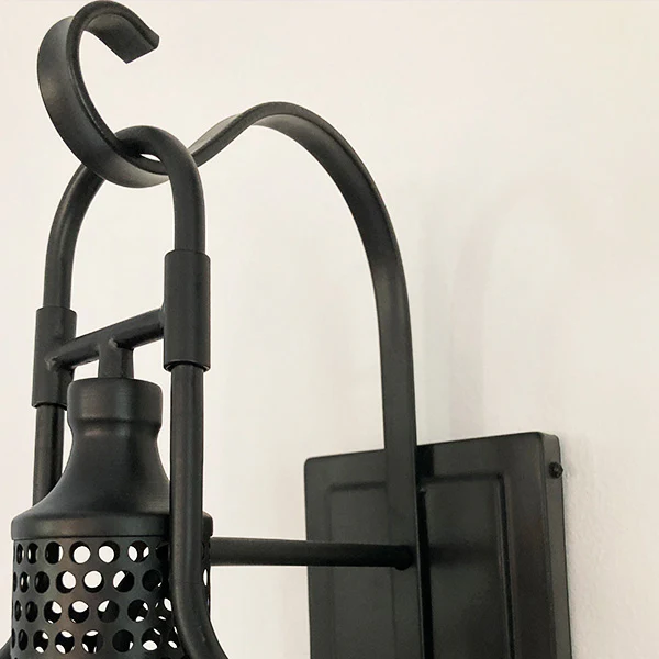 Industrial Lantern Wall Sconce