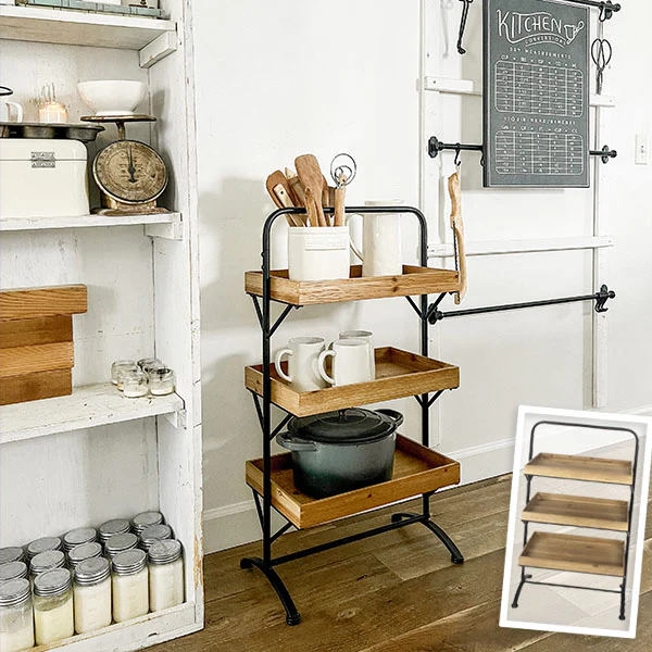 Three Tiered Farmer's Market Shelf