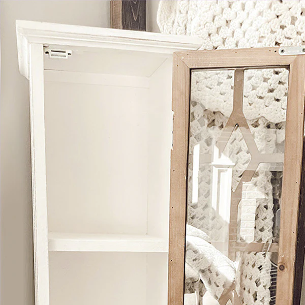 Wooden Storage Column Cabinet