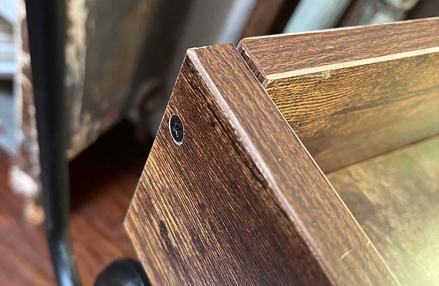 Industrial Farmhouse Rolling Bar Cart