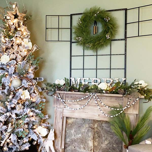 HUGE Old Warehouse Window Frame