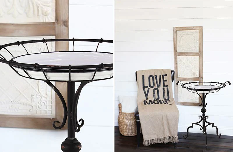 Enamel European Tray Table