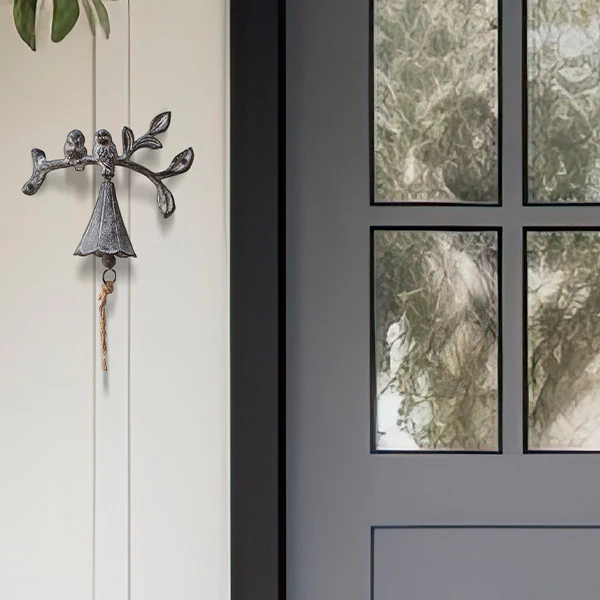 Birds on a Branch Cast Iron Dinner Bell