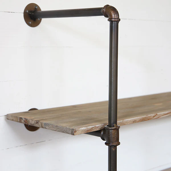 HUGE 4 Tier Open Pipe Shelving Unit