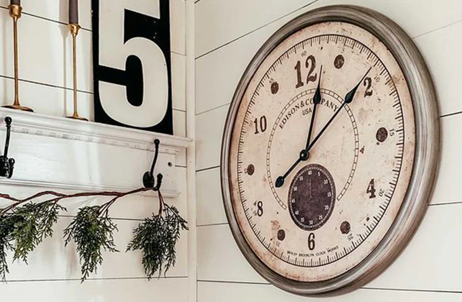 Edison Wall Clock