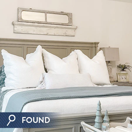 FOUND 1800s Architectural Salvage French Window Mirror