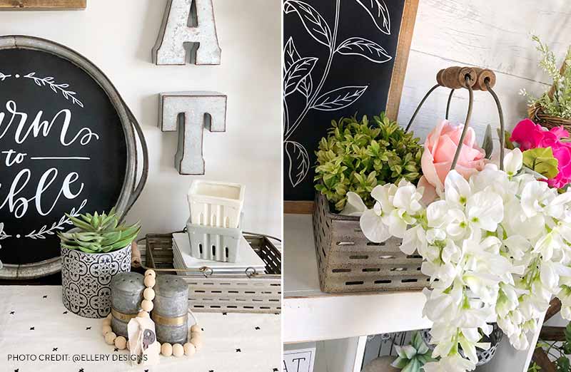 Metal Olive Harvesting Baskets  Set of 3