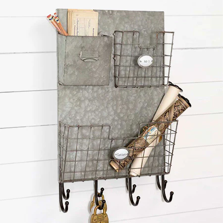 Three Pocket Letters Wall Caddy