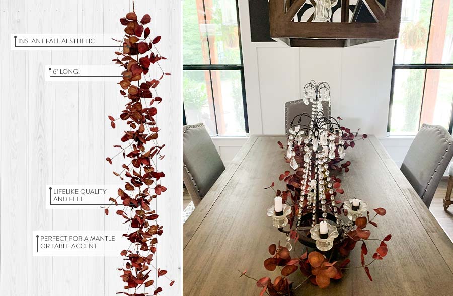 Six Foot Long Fall Eucalyptus Garland