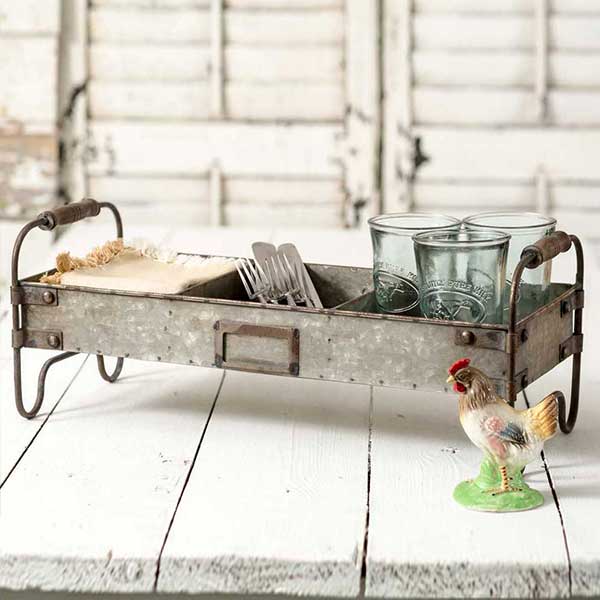 Divided Tray on Stand